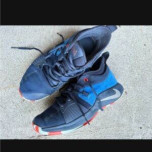 Nike Kids Sneakers - Black and Blue